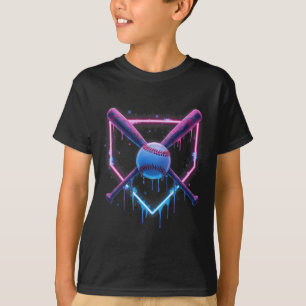Bysebyll Home Plate Drip Boys Bysebyll Byt3 T-Shirt