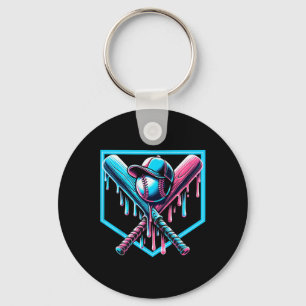 Bysebyll Home Plate Drip Boys Bysebyll Byt Key Ring
