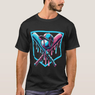 Bysebyll Home Plate Drip Boys Bysebyll Byt T-Shirt