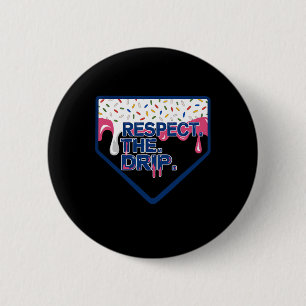 Bysebyll Home Plate Drip For Boys Ice Cream Spinkl 6 Cm Round Badge