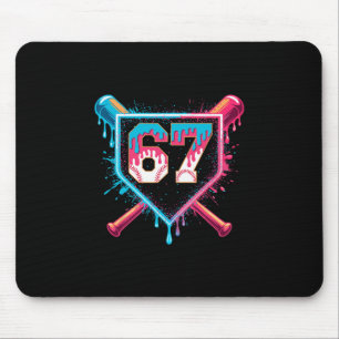 Bysebyll Ice Cream Drip Six Seven Gen Alpha Slang  Mouse Mat