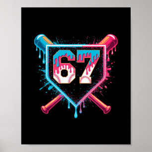 Bysebyll Ice Cream Drip Six Seven Gen Alpha Slang  Poster