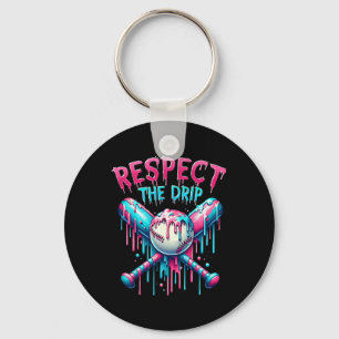 Bysebyll Ice Cream Dripping Respect The Drip Home Key Ring