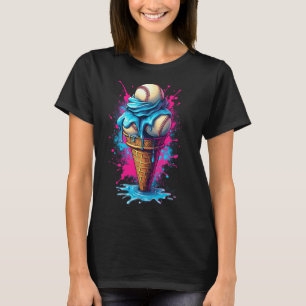 Bysebyll Ice Cream Watercolor Bysebyll 1 T-Shirt