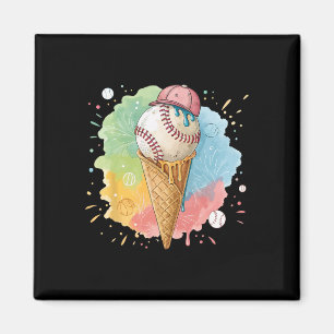 Bysebyll Ice Cream Watercolor Bysebyll 3 Magnet