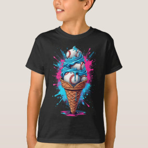 Bysebyll Ice Cream Watercolor Bysebyll T-Shirt