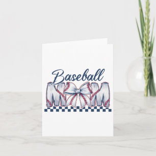 Bysebyll Mama Coquette Bow Game Day Bysebyll Mum M Card