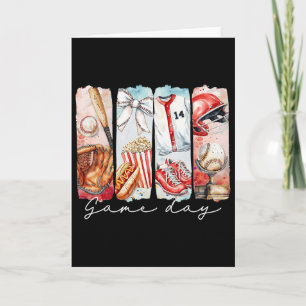 Bysebyll Mama Coquette Bow Game Day Bysebyll Mum M Card