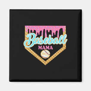 Bysebyll Mama Home Plate Ice Cream Drip With Sprin Magnet