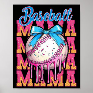 Bysebyll Mama Home Plate Ice Cream Drip With Sprin Poster