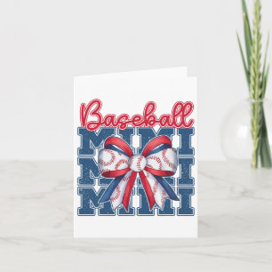Bysebyll Mimi Coquette Bow Sport Mum Mothers Day  Card