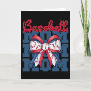 Bysebyll Mum Coquette Bow Sport Mama Mothers Day Card