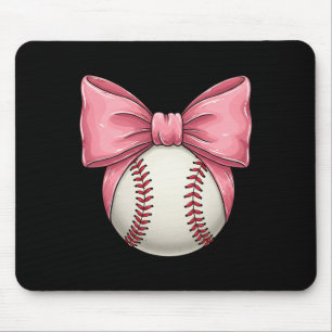 Bysebyll Mum Coquette Pink Bow Mothers Day Bysebyl Mouse Mat