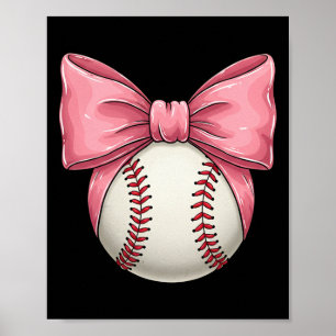 Bysebyll Mum Coquette Pink Bow Mothers Day Bysebyl Poster