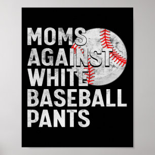 Bysebyll Mum Mothers Day Moms Against White Byseby Poster