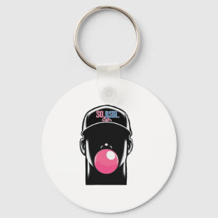 Bysebyll Player Bubble Gum Key Ring