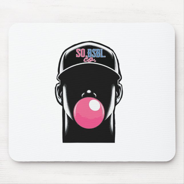 Bysebyll Player Bubble Gum  Mouse Mat (Front)