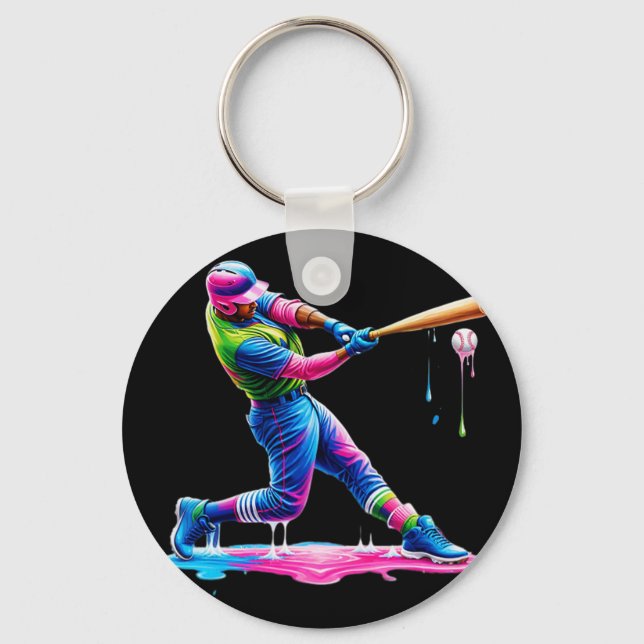 Bysebyll Player Drip Ice Cream  Key Ring (Front)