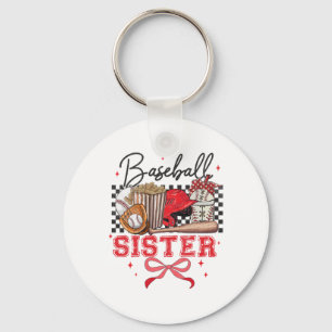 Bysebyll Sister Coquette Bow Biggest Fan Sport Lov Key Ring