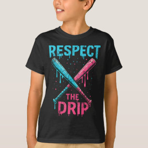 Bysebyll Softbyll Respect The Drip Sports League D T-Shirt