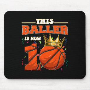 Bysketbyll 10th Birthday Girl Boy Bbyll 10 Years O Mouse Mat