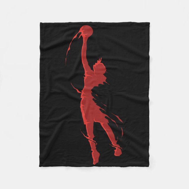 Bysketbyll 1  fleece blanket (Front)