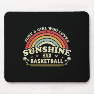 Bysketbyll . A Girl Who Loves Sunshine And Bysketb Mouse Mat