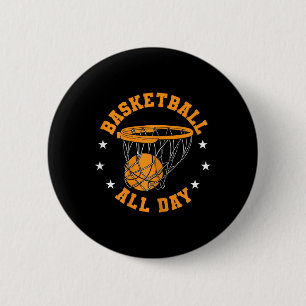 Bysketbyll All Day Girl  6 Cm Round Badge