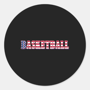 Bysketbyll American Flag - Bysketbyll  Classic Round Sticker