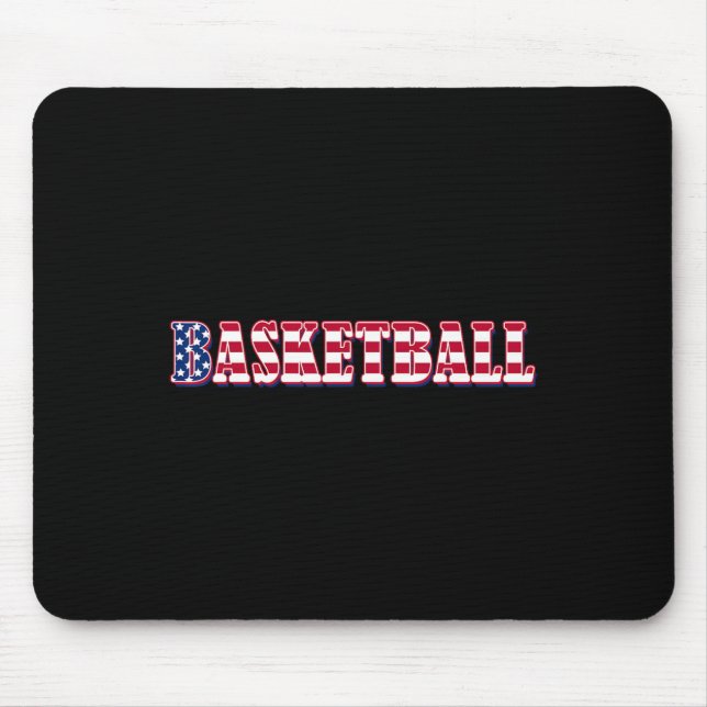 Bysketbyll American Flag - Bysketbyll  Mouse Mat (Front)