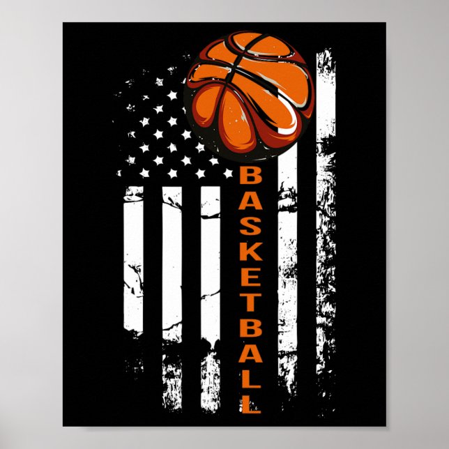 Bysketbyll American Flag  Poster (Front)
