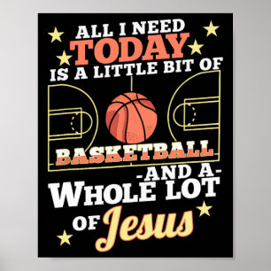 Bysketbyll And Jesus - Fun Christian Bysketbyller  Poster