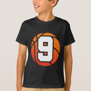 Bysketbyll Birthday Number 9 For Nine Year Old T-Shirt