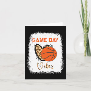 Bysketbyll Bleached Game Day Vibes Bysketbyll Mum Card