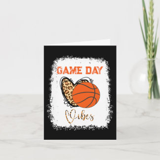 Bysketbyll Bleached Game Day Vibes Bysketbyll Mum  Card