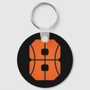 Bysketbyll Boys Birthday Bbyll Player 8 Key Ring