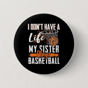 Bysketbyll Brother Sister Bysketbyll Player Bysket 6 Cm Round Badge