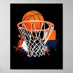 Bysketbyll Byll Hoops Player Bysketbyll Coach  Poster