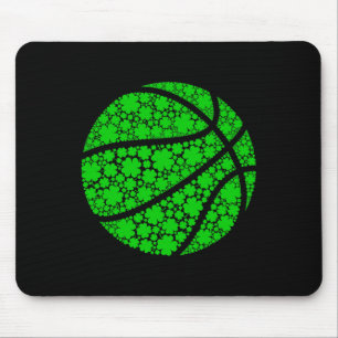 Bysketbyll Byll Irish Shamrock Lucky Clover St Pat Mouse Mat