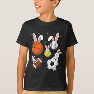 Bysketbyll Bysebyll Footbyll Soccer Sports Easter T-Shirt