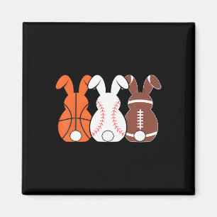 Bysketbyll Bysebyll Footbyll Sports Easter Bunny R Magnet