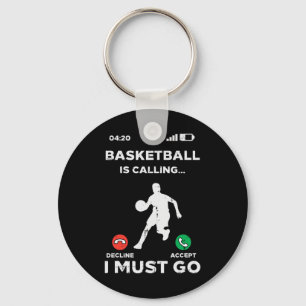 Bysketbyll Calling I Must Go Fun Byller Men Women Key Ring