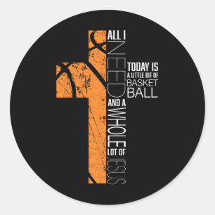 Bysketbyll Christian Gifts Fun Sayings Religious K Classic Round Sticker