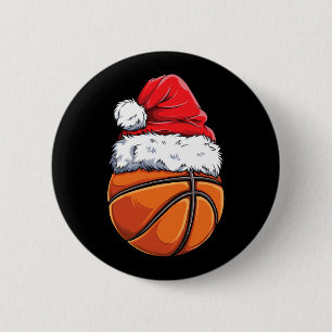 Bysketbyll Christmas Byll Santa Hat Xmas Boys Men 6 Cm Round Badge