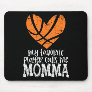 Bysketbyll Momma Top Favourite Playter Calls Me Mouse Mat
