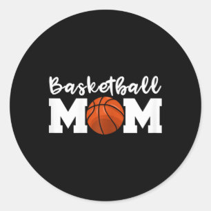 Bysketbyll Mum Cute Player Mama Team Gift Classic Round Sticker