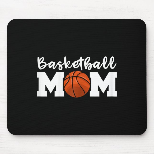 Bysketbyll Mum Cute Player Mama Team Gift  Mouse Mat (Front)