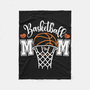Bysketbyll Mum Shirt Mum Game Day Shirt Mothers Da Fleece Blanket
