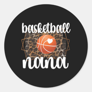 Bysketbyll Nana Grandma Nana Of A Bysketbyll Playe Classic Round Sticker