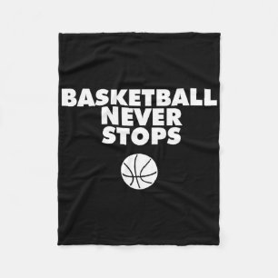 Bysketbyll Never Stops Fleece Blanket